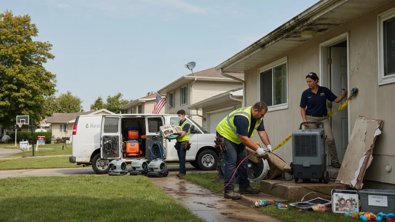 Water Damage Restoration in Columbia City, IN near me